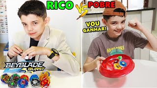 RICO VS POBRE BATALHA de BAYBLADE - Parte 1