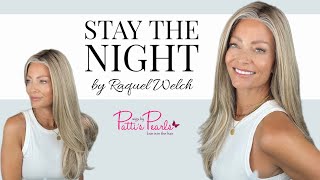 STAY THE NIGHT by Raquel Welch in Shaded Sand - Wig Review for WigsByPattiPearls.com