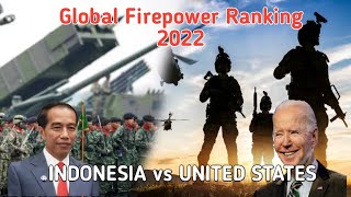 Global Firepower Ranking 2022 INDONESIA VS UNITED STATES