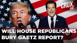 Trump Latest News Live | Republicans On House Ethics Committee Decide On Report On Matt Gaetz | USA