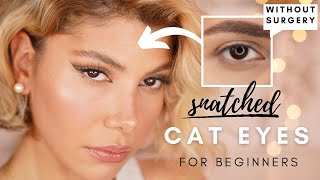 Master The Art Of Snatched Cat Eye Makeup: Step-By-Step Tutorial For Beginners | Hajar Beauty