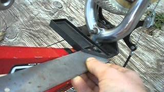 infinity recumbent bicycle  steering adjustment