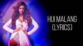 Hui Main Malang Full Song With Lyrics Malang | Asees Kaur | Female Version | Aditya Roy K, Disha P