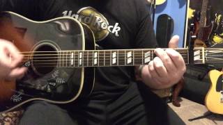 Sunday Morning Coming Down - Johnny Cash - Rough Guitar