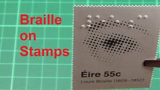 Braille On Stamps #philately #stampcollecting  #braille