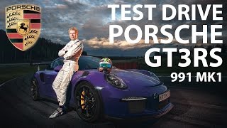 Тест-драйв Porsche GT3RS 500 сил - город, полигон, автодром SportSafetyTV