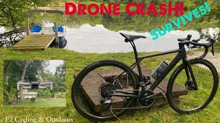 Raw Vid: DJI Mavic Mini Drone crashes into the water and lives to fly again! @f2cyclingoutdoors