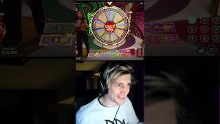 MAX WIN world record on Crazy Time - XQC #shorts #maxwin #money #casino #games #funny #crazytime