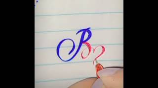 letter B stylish design part 03||today something new||#handwriting #calligraphy