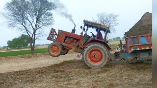 Baba tractor 510/loading trolly/very dangerus video