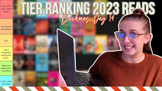 Tier Ranking Every Book I Read in 2023 (so far) | this could get ugly...🎄 | BOOKMAS DAY 14