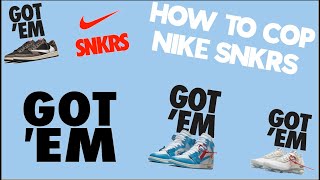 SECRET TO COPPING NIKE SNKRS APP!!! GUARANTEED METHOD!!!