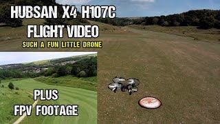 Hubsan X4 H107C Flight Video With FPV