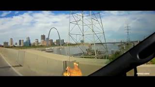 St louis Arch and Geyser heading to Rt 66. 2018 route 66 road trip