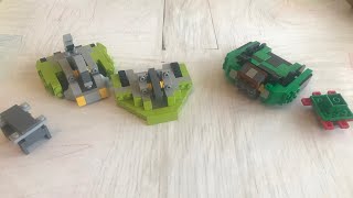 Hyper lash shorts: fire the weapons! LEGO battlebots bombshell and poison arrow