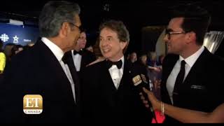 Eugene Levy Martin Short Dan Levy 2016 Canadian Screen Awards ET Canada Interview