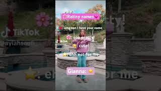 Rating names!🌸☀️⭐️☀️Gianna!☀️ #fypシ #preppy #trend #ratingnames #rate