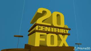 20th centeury Fox logo prisma 3D 75 years