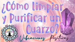 ¿Cómo limpiar un cuarzo o cristal? 💎¿Cómo activar piedras energéticas? Fácil, económico y seguro.