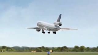 Continental Airlines Flight 55 - Tekeoff Incident Animation