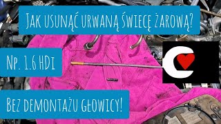 Jak usunąć urwaną świecę żarową bez demontażu głowicy - prosty domowy sposób dla każdego! DIY