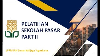 Pelatihan Sekolah Pasar  Part 2