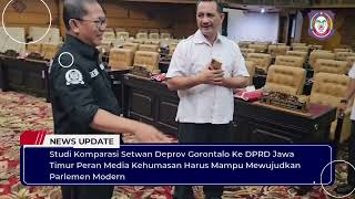 Setwan Deprov Gorontalo Studi Komparasi Ke DPRD Provinsi Jawa Timur