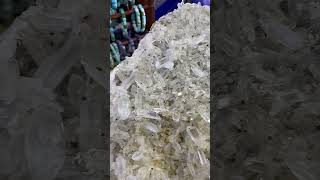 Clear Quartz Specimen with small crystals #youtubeshorts #clearquartz #quartz