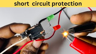 how to make simple short circuit protection 🔥  it is very simple✔