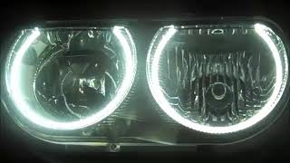 Dodge Challenger Headlight Halo Demon Eyes LED Kit