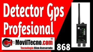 🕵️‍♂️ Detector de Micrófonos, Cámaras y GPS Profesional 🔴 【✔️ MovilTecno 868 】