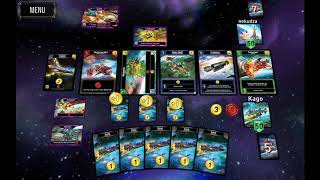 Star Realms: Me vs. Nekudza (how to beat lucky eco). Desperate assaults...