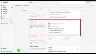 6- Display settings - Sticky button - EASYSELL