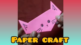 Paper craft | paper cat origami craft | Easy craft | paper folding | DIY | Jay and Jezz