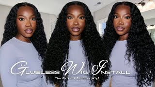 I am OBSESSED! 😍 fits so snug | The PERFECT water wave frontal wig for the SUMMER | Asteria Hair