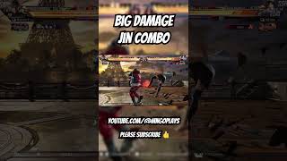 Big Jin Damage Combo 🔥 | Tekken 8 #tekken8 #youtubeshorts #reels #combo #fyp #jin #deviljin