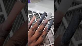 #acrylicnails #ducknails #longnails #nailfile #dusty #nailart