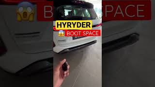 Toyota HYRYDER🔥कमाल का Boot Space👌Auto Xpert #shots