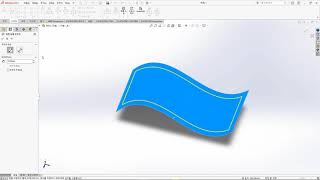 27. 솔리드웍스와 3D 모델링 - 곡면상에 오프셋