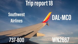 [TRIP REPORT] Southwest Airlines 737-800 (ECONOMY) Dallas (DAL) - Orlando (MCO)