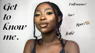 GET TO KNOW ME TAG🙈☺️| Appreciation Video 🥰🥰