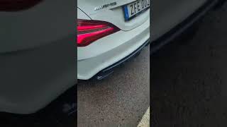 Mercedes CLA45 S AMG Cold Start with pops and bangs