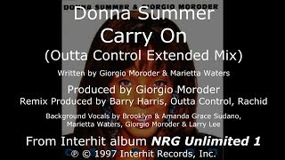 Donna Summer - Carry On (Outta Control Extended Mix) LYRICS - SHM "NRG Unlimited 1" 1997