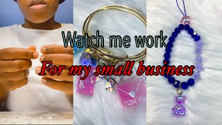 Watch me work for my small business