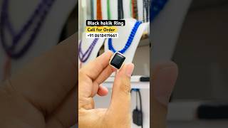 Square Shape Hakik black ring