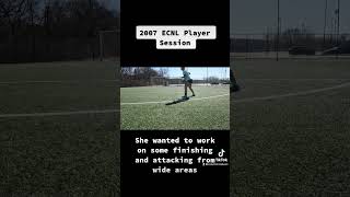 2007 ECNL Soccer player. Individual session with a top player.