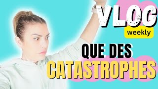 UNE SEMAINE DE CATASTROPHES, unboxing nouvelles lunette - VLOG 85