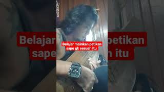 Teknik mudah dasar belajar sape#shortsvideo #shortsfeed #shortvideo #shorts #short