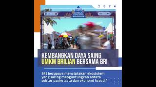 BRI Ciptakan Ekosistem Ekonomi Kreatif #NaikKelasUMKMBRI #5TahunET #BriliandanCemerlang #qrislink