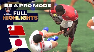 HIGHLIGHTS I Tonga v Japan RUGBY WORLD CUP 2023 I Game 22 - Rugby Challenge 4